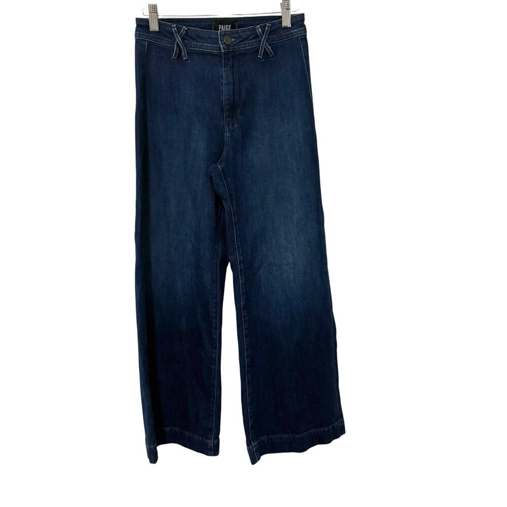 Paige | Jeans Crops Anessa Wide Leg Dark Wash- Size 25